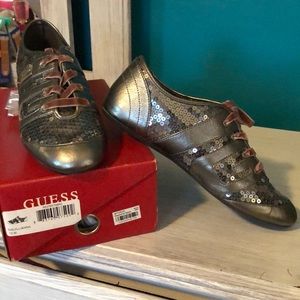 Guess Sequined Sneakers Women’s Size 10